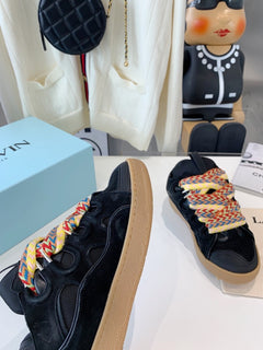 Lanvin Leather Curb Black
