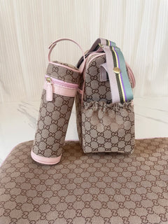 Gucci GG Canvas Diaper Bag rosa