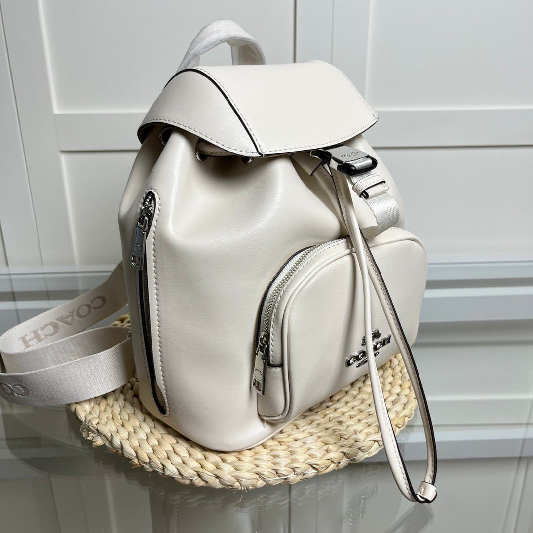 Coach Pace Mini Backpack Blue Off White