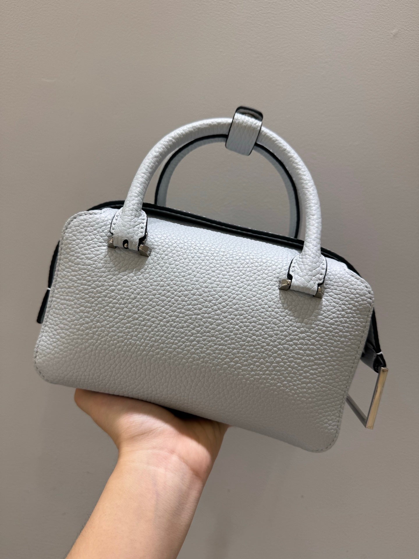 Delvaux Cool Box Mini Bohème White / Black