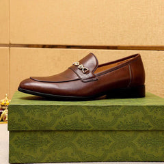 Gucci Horsebit Loafer Marrom.