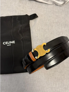 Cinto Celine black and Brown .