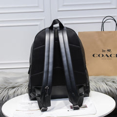 Coach West Backpack Space Edition Signature Canvas Black