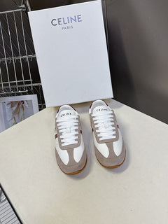 Celine Jogger Low Lace-Up Sneaker Red