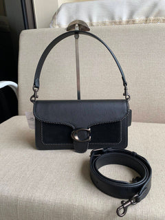 Coach Tabby Shoulder Bag 26 with Beadchain Black