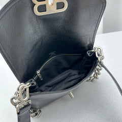 Balenciaga  Small BB Soft Flap Shoulder Black