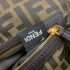 Bolsa Fendi FF Baguette Jacquard