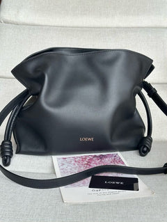 Loewe Flamenco Clutch Bag Black