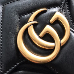 Gucci GG Marmont Small Matelasse Bag Black.