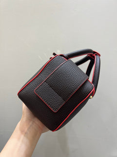 Delvaux Cool Box Mini Bohème Black / Red