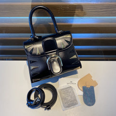 Delvaux Brillant Mini Studs Black