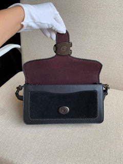 Coach Tabby Shoulder Bag 26 with Beadchain Black