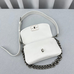 Balenciaga  Small BB Soft Flap Shoulder White