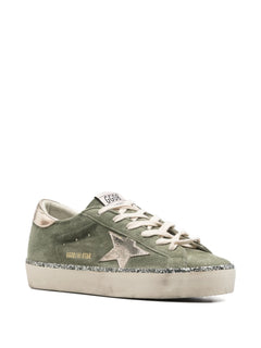 Golden Goose Deluxe Brand Hi Star Glittered Sneakers