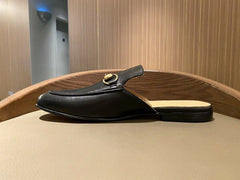 Gucci Princetown Slipper Black Leather.