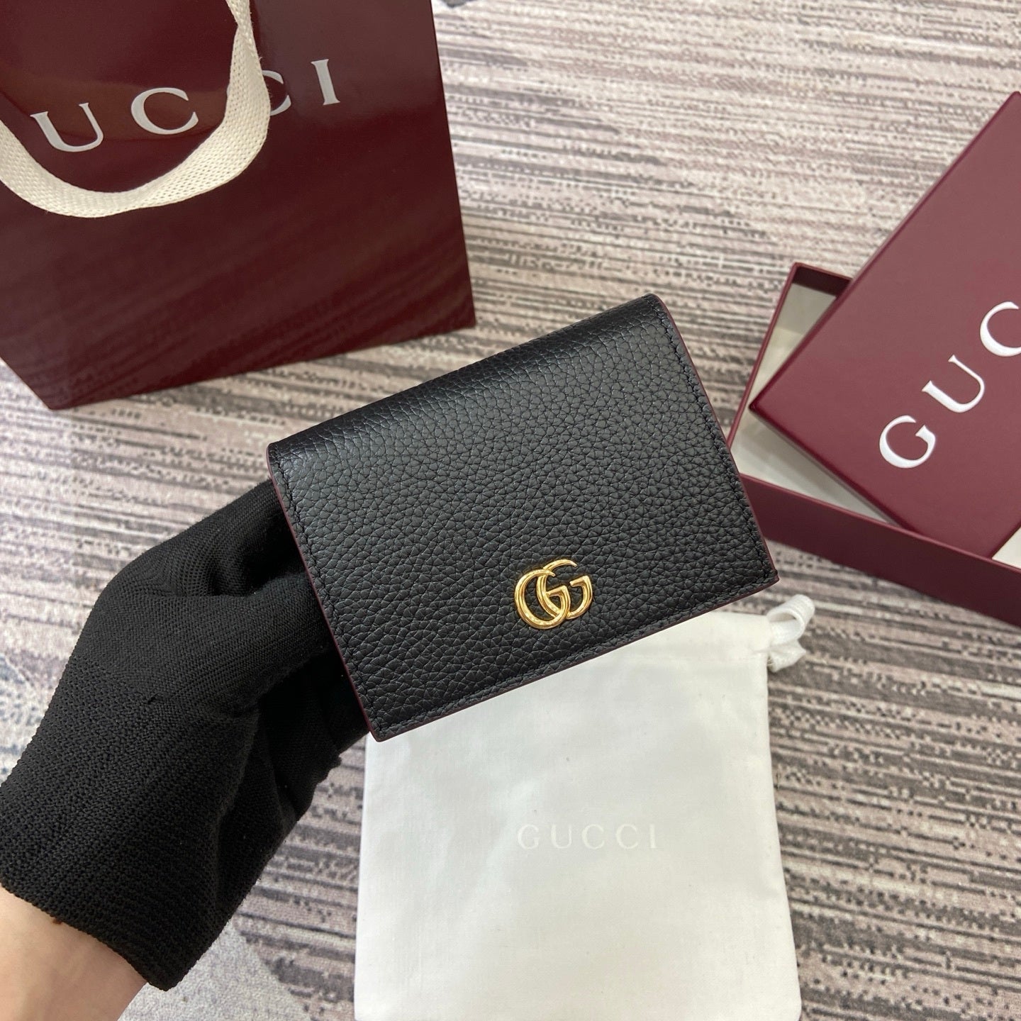 Carteira GUCCI Black / Bôrdo