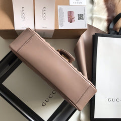 Gucci GG Marmont Small Matelasse Bag Nude.