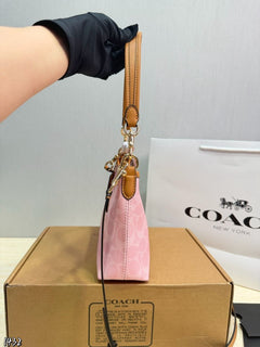 Coach Laurel Midnight Charm Shoulder Bag Pink