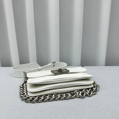 Balenciaga  Small BB Soft Flap Shoulder White