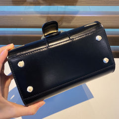 Delvaux Brillant Mini Studs Black