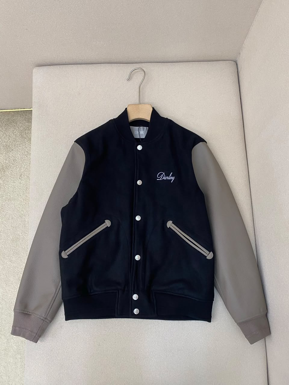 Blouson Varsity Diorling Blue