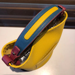 Delvaux Pin Mini Bucket Yellow