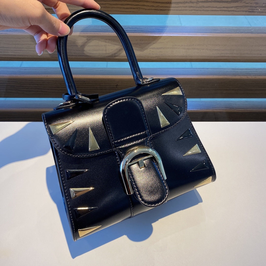 Delvaux Brillant Mini Studs Black