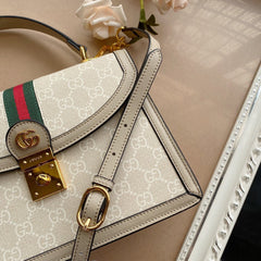 Bolsa GUCCI OPHIDIA SMALL TOP HANDLE BAG.