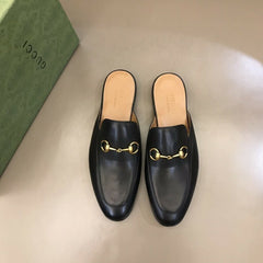 Gucci Princetown Slipper Black Leather.