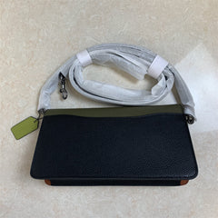 Coach Tabby Shoulder Bag 26 In Colorblock Pewter/Kelp Multi.