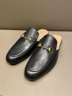 Gucci Princetown Slipper Black Leather.