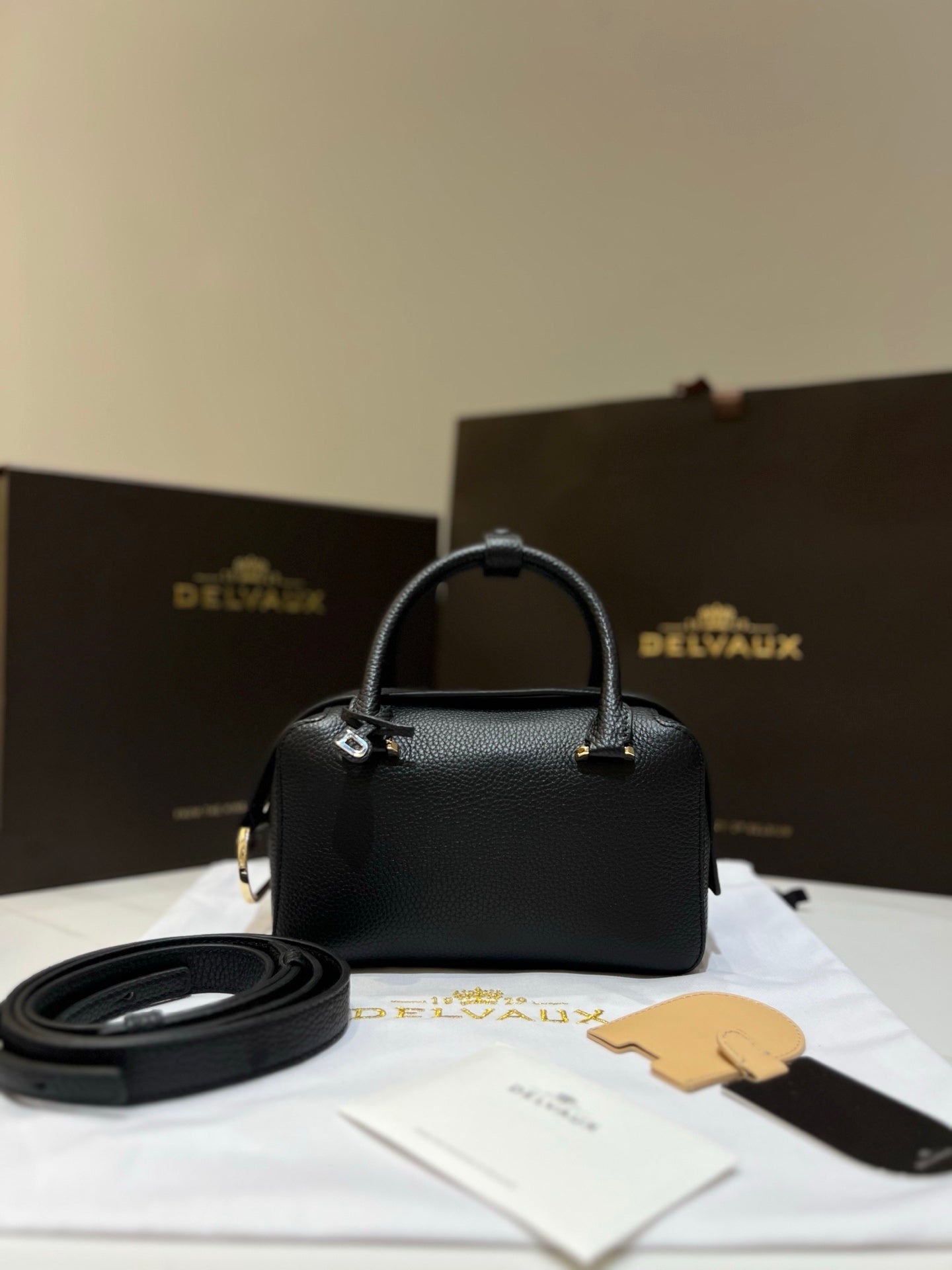 Delvaux Cool Box Mini Bohème Black