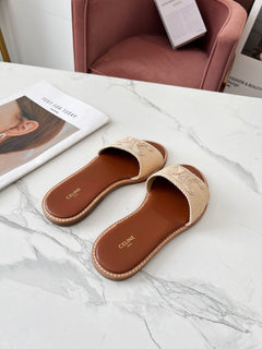 CELINE LYMPIA MULE in TRIOMPHE