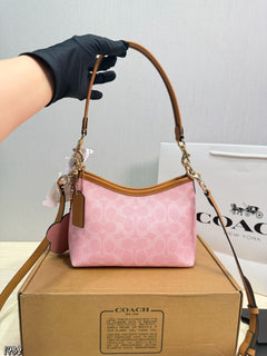 Coach Laurel Midnight Charm Shoulder Bag Pink