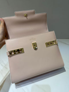 Delvaux Tempête MM Light pink Ferragens Douradas