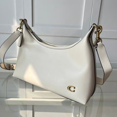 Coach Juliet Bag Shoulder 25 - Off White Ferragens Douradas