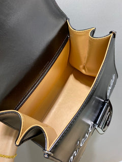Delvaux Brillant L'Humour Lettering Black