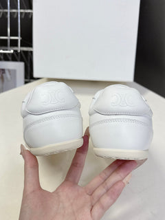Celine Jogger Low Lace-Up Sneaker White
