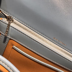 Delvaux Brillant L'Humour Lettering Blue / White