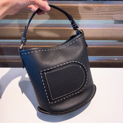 Delvaux Pin Mini Bucket Black
