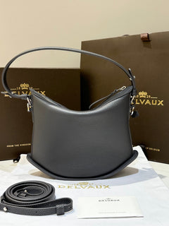 Delvaux Pin Swing Shoulder Bag Stone