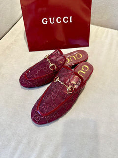 mule Princetown GG Crystal da Gucci