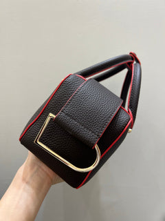 Delvaux Cool Box Mini Bohème Black / Red