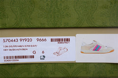 Gucci Screener Cream Leather