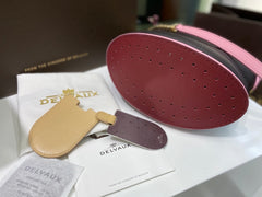 Delvaux Pin Mini Bucket Black / Pink