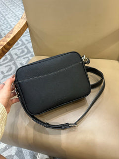 Coach Warner Crossbody Pebble Leather Black