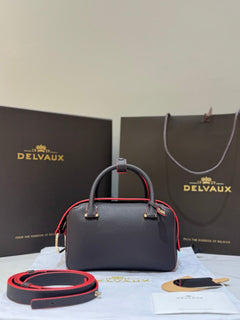 Delvaux Cool Box Mini Bohème Black / Red