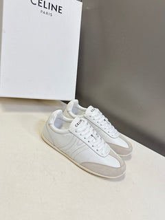 Celine Jogger Low Lace-Up Sneaker White