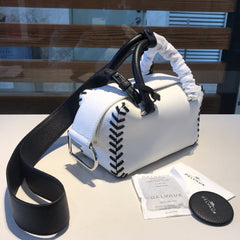 Delvaux Cool Box Mini Bohème Stitch White