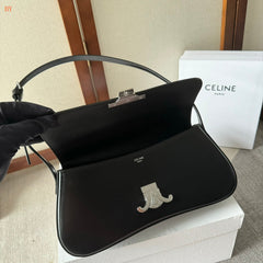 Medium Celine Lola Bag Black